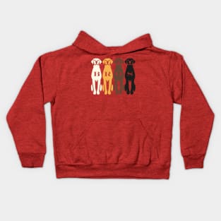 Canine Quartet Bros Kids Hoodie